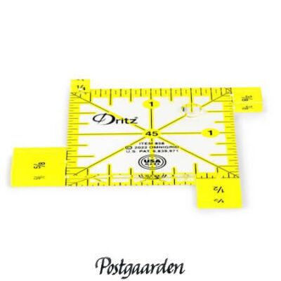 nærbilled sømrumsmåler lineal patchwork - postgaarden.com