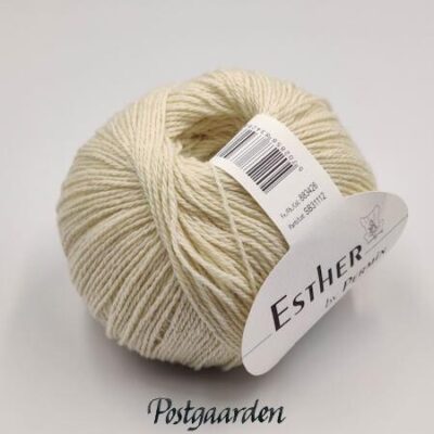 883426 råhvid esther garn strik permin - postgaarden.com