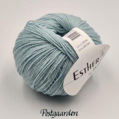 883449 lyseblå esther garn strik permin - postgaarden.com