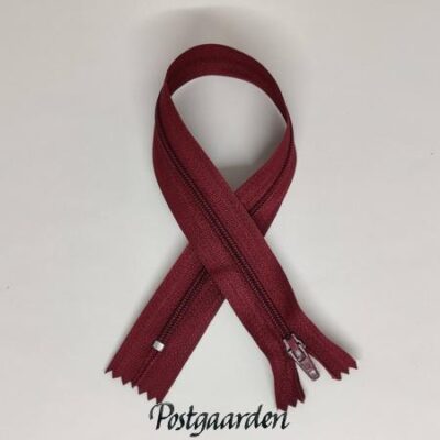 Bordeaux 30cm lynlås ikke-delbar - postgaarden.com