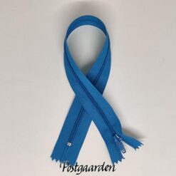 Turkis 30cm lynlås ikke-delbar - postgaarden.com