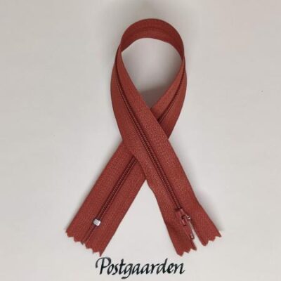 Rust 30cm lynlås ikke-delbar - postgaarden.com