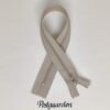 Beige 30cm lynlås ikke-delbar - postgaarden.com