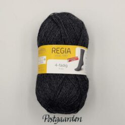 9801268-552 Grå strømpegarn regia garn strik - postgaarden.com