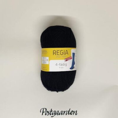 9801276-02066 sort regia strømpegarn strik - postgaarden.com