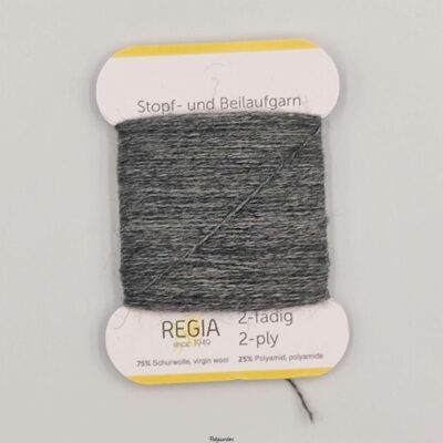 9801278 Regia forstærkning grå melereret strømpergarn strik garn - postgaarden.com