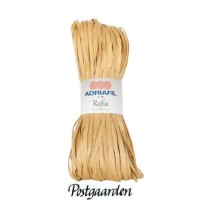 Adriafil Rafia 67 beige papirgarn - postgaarden.com
