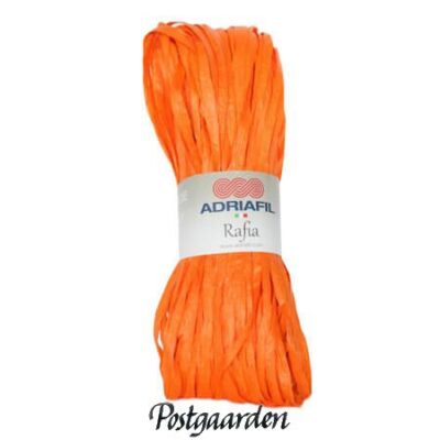 Adriafil Rafia 69 orange papirgarn - postgaarden.com