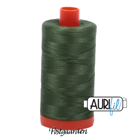 Aurifil 2890 grøn sytråd - postgaarden.com