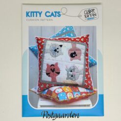 CT012 Kitty cats patchwork mønster - postgaarden.com