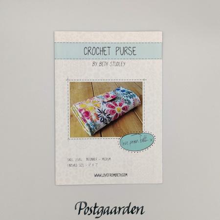 Crochet Purse patchwork mønster - postgaarden.com