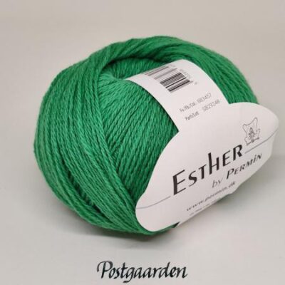 Esther sportsgrøn permin 883457 garn - postgaarden.com
