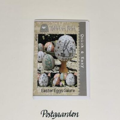 Easter Eggs Galore stitchery mønster - postgaarden.com