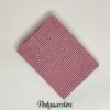FQ7585 Rød hvid tern patchworkstof - postgaarden.com