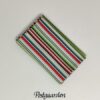 FQ7794 Strib rød grøn guld patchworkstof - postgaarden.com