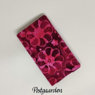 FQ7808 Pink med blomster bali batik patchworkstof fat-quarter - postgaarden.com