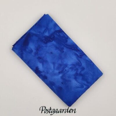 FQ7836 blå meleret bali batik patchworkstof - postgaarden.com