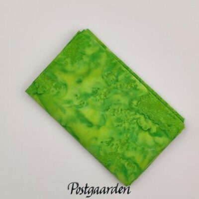 FQ7843 Grøn meleret bali batik patchworkstof - postgaarden.com