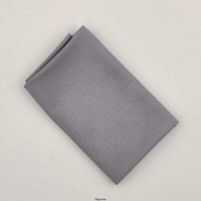 FQ7852 grå ensfarvet kona shark patchworkstof - postgaarden.com