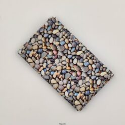 FQ7853 grå gyldne sten patchworkstof - postgaarden.com