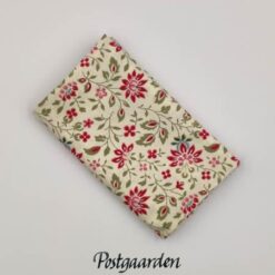 FQ7872 Beige med små blomster patchworkstof - postgaarden.com