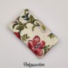 FQ7873 Beige med store blomster patchworkstof - postgaarden.com