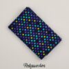 FQ7874 Mørkblå med prikker patchworkstof - postgaarden.com
