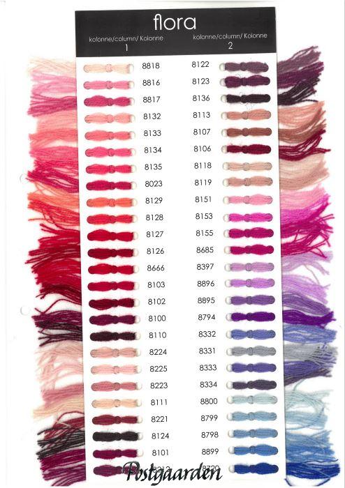 Flora wool 1-2 fru zippe broderigarn - postgaarden.com