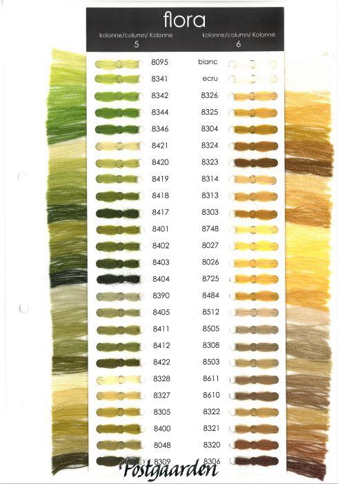 Flora wool 5 6 fru zippe broderigarn - postgaarden.com