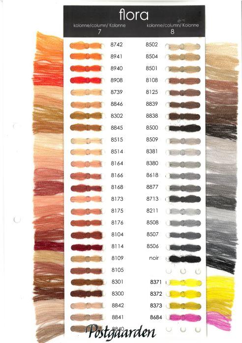 Flora wool 7 8 fru zippe broderigarn - postgaarden.com
