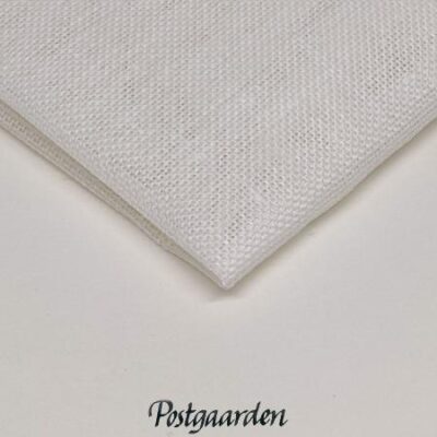Hør broderistof white 11-tråde/cm