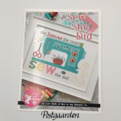 ISE-404 sew she did korssting mønster - postgaarden.com