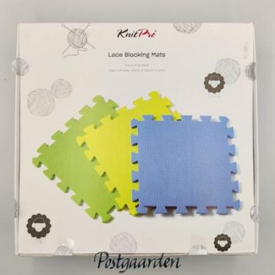 K10874 knitpro lace blocking mats 30x30cm - postgaarden.com