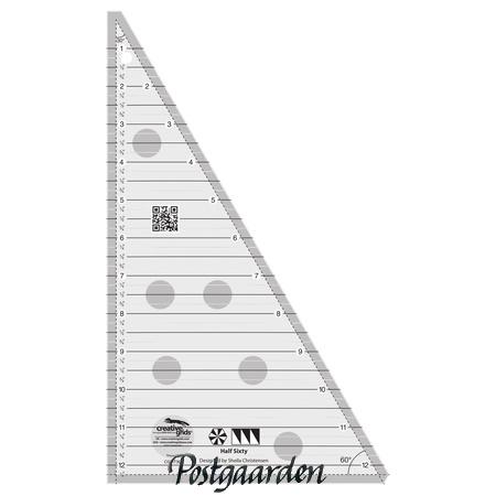 Half Sixty Triangle Quilt Ruler - Patchwork lineal - POSTGAARDEN ...
