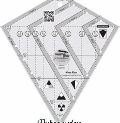Patchwork lineal - Kites plus quilt ruler