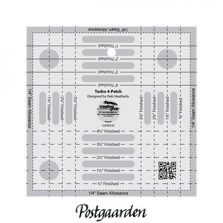 Patchwork lineal | Turbo 4 patch quilt ruler