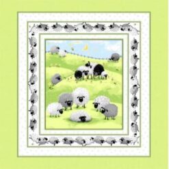 7786 panel med får patchworksstof - postgaarden.com
