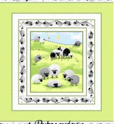 7786 panel med får patchworksstof - postgaarden.com