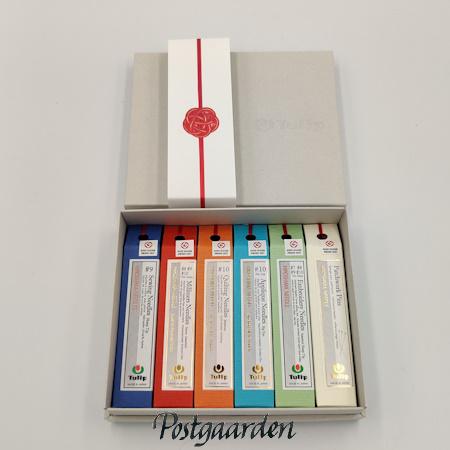 THS-004E TULIP gaveæske broderinåle - postgaarden.com