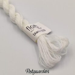 blanc flora wool fru zippe broderigarn uld - postgaarden.com