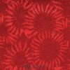 7572 Rød med blomster bali batik patchworkstof
